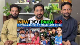 INDW BEAT PAKW IN ASIA CUP 2024 | IND VS PAK | PAK CRYING REACTION | SANA AMJAD