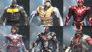 Injustice 2 - All Character Epic Gear Sets   All DLC Characters Included 