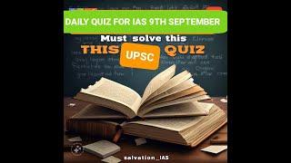 Daily Current Affairs Quiz|9th September| the hindu news analysis questions|currentaffairstoday|IAS