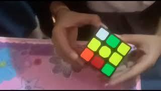 Solving Rubik's cube is a talent. One of my student did it