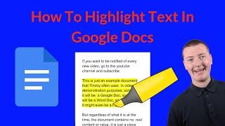 How To Highlight Text In Google Docs