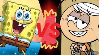 Spongebob Squarepants vs Lincoln Loud| Spongebob Squarepants vs The Loud House