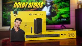 Most Affordable Dolby Atmos Soundbar - Zeb juke bar 1000 