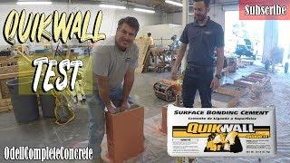 Building a Block wall with Quikrete Quikwall Mortar-less Joints