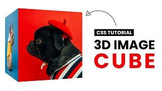 3D Rotating Image Cube Animation | CSS 3D Tutorial