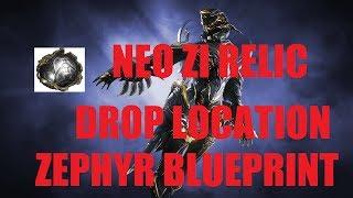 How to get Neo Z1 Relic (Zephyr prime blueprint) | Warframe