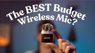 BEST Wireless Microphone under $100?? BOYA BY-M1V Test and Review