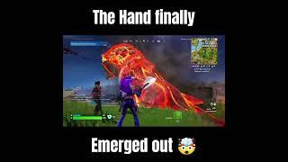 The hand finally emerged! Fortnite Greek Mythology season