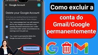 Como excluir sua conta do Gmail (2023) || Excluir conta do Google permanentemente