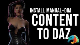 Problems Installing Content to Daz How To Tutorial