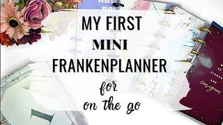 MY FIRST MINI FRANKENPLANNER /  FOR ON THE GO / USING FOUR HAPPY PLANNERS