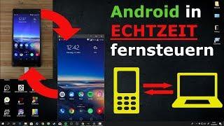  Android in ECHTZEIT fernsteuern!  - Drag and Drop möglich 