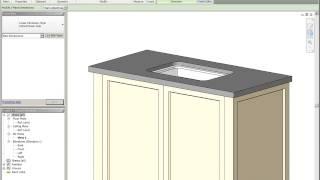 Modeling a Cabinet Family in Revit