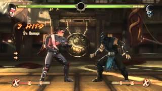 Mortal Kombat 9 - Kenshi обучение + комбо