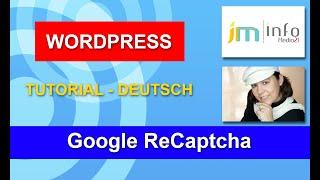 Simple Google reCaptcha - deutsche Anleitung / Wordpress