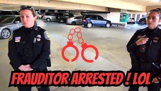 Funny Video of Frauditor getting Arrested by Girl Cops !