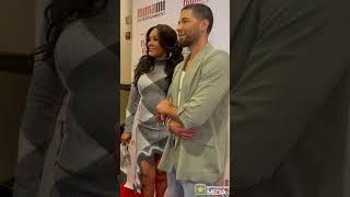 Vivica A. Fox and Jussie Smollett at The Lost Holiday Screening in Los Angeles, CA.