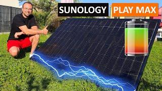 Sunology Play Max test panneau photovoltaïque avec batterie intégrée