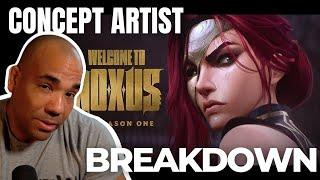 Concept Artist Breakdown Welcome to Noxus Cinematic - League of Legends