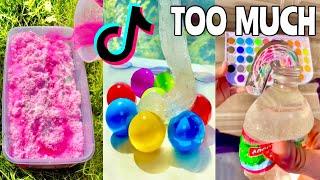 ADDING TOO MUCH INGREDIENTS into SLIME!  DIY How to Make slime *satisfying slime asmr* Compilation