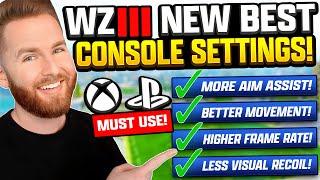 Must Use *UPDATED* Console Settings For Warzone & MW3! [Best PS5/XBOX Controller, Graphics, & More]