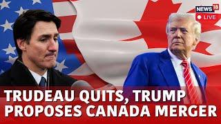 Trump Reacts To Justin Trudeau's Resignation | Canada To Become 51st US State? | News18 Live | N18G