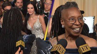 Demi Moore CRASHES Whoopi Goldberg's Oscars Interview (Exclusive)