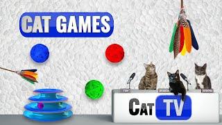 CAT TV | Cat Toys & Mouse | Cat Games 4K | Videos For Cats | 