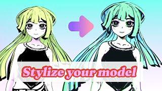 SETTINGS glow up your Vtuber model! (without breaking your computer) [Timelapse]