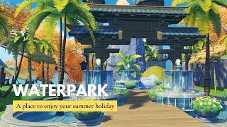 Waterpark || Genshin Serenitea Pot Design (Cool Isle)