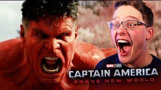 CAPTAIN AMERICA BRAVE NEW WORLD Official Trailer REACTION! (INSANE TRAILER!)