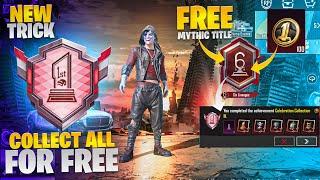 Get Free Mythic 6Th Anniversary Title | How Collect All Collectibles | Celebration Collection |PUBGM