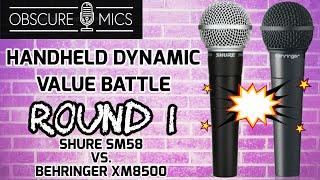 Value Battle - Handheld Dynamic Microphones - Round 1 - Shure SM58 VS Behringer XM8500 - $99 or $29?