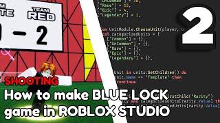 How to make a game like LOCKED in ROBLOX STUDIO