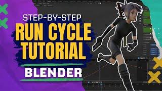 Mastering the Run Cycle in Blender: Workflow & Animation Tips! #tutorial