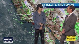 Gene Simmons delivers the weather on FOX 11