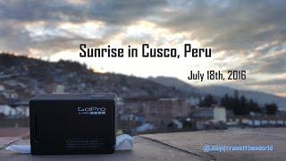 Sunrise in Cusco, Peru (Timelapse)