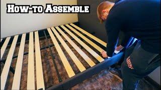 ZINUS Shalini Platform Bed Frame (ASSEMBLY + UNBOXING)