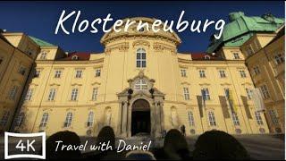 WALK 4K -  Klosterneuburg Monastery  ASMR  near Vienna Austria 