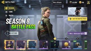 Season 8 Battle Pass Purchase CODM | All Battle Pass Rewards Cod Mobile
