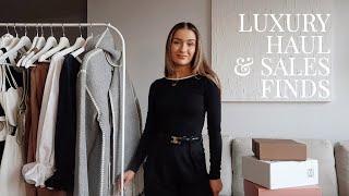 LUXURY HAUL & SALES PURCHASES | TOTEME, LOEWE, NET A PORTER, FARFETCH & MORE