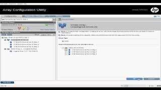 Create single volume in HP P222 Disk Array controller