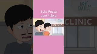 Buka Puasa Jam 4 Sore #animasi #animasilucu #puasa #bukapuasa #ramadhan