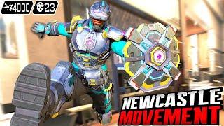 NEWCASTLE MOVEMENT 23 KILLS & 4000 DAMAGE (Apex Legends Gameplay)