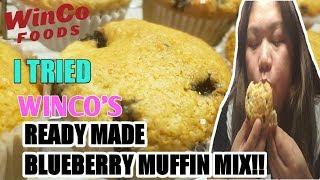 I TRIED WINCO'S BLUEBERRY MUFFIN MIX!!! OMG!WHY?? | AIZA BENOIT