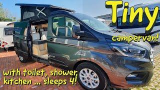 Tiny campervan with toilet, shower + kitchen, sleeps four : Dreamer Cap Lande