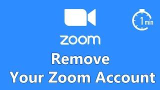 How to Delete a Zoom Account