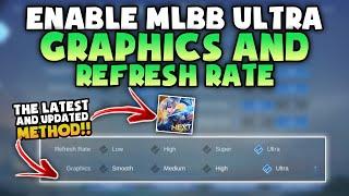 How To Enable Ultra Graphics And Ultra Refresh Rate In Mobile Legends - For All Devices