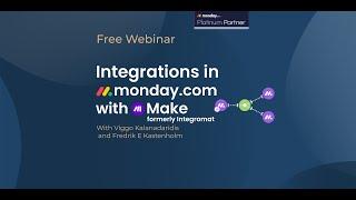 Integration & Automations in monday.com with Make (formerly Integromat)