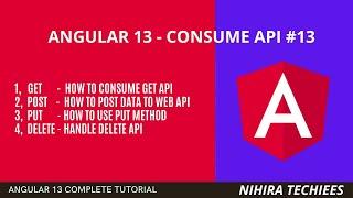 Consume Web API method in Angular 13 | handling GET + POST + PUT + Delete | Angular 13 tutorial #14